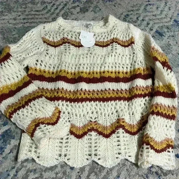 NWT en crème knit sweater small/medium - Picture 2 of 4
